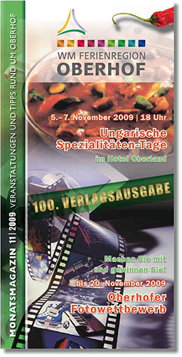 Magazin Ferienregion Oberhof November 2009