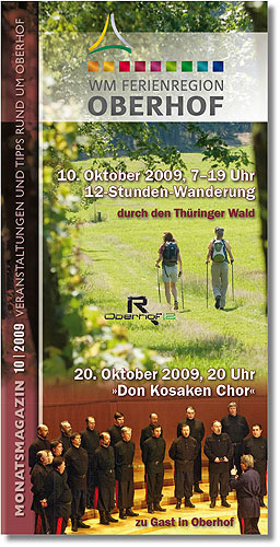 Magazin Ferienregion Oberhof Oktober 2009